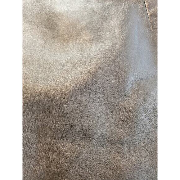 NWT Vintage Cache 100% Leather skirt size 8 - Picture 3 of 6
